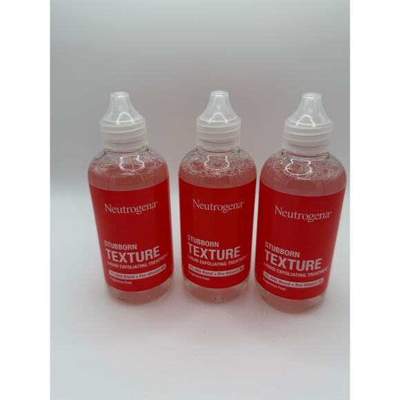 Neutrogena Stubborn Texture Liquid Exfoliant with 7% AHA Blend 4.3oz Lot of 3 - Picture 4 of 4